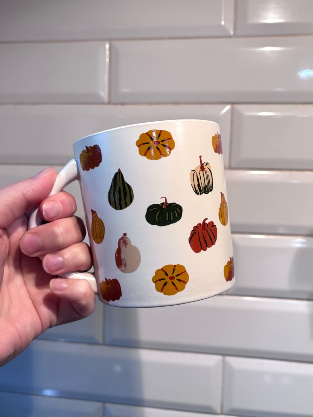 Autumn pumpkin coffee mug